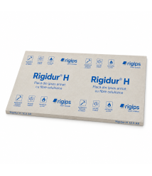Placa din ipsos armat Rigips Rigidur H 12.5 AK, tip GF-C1-I-W2, 12.5 x 1200 x 2400 mm